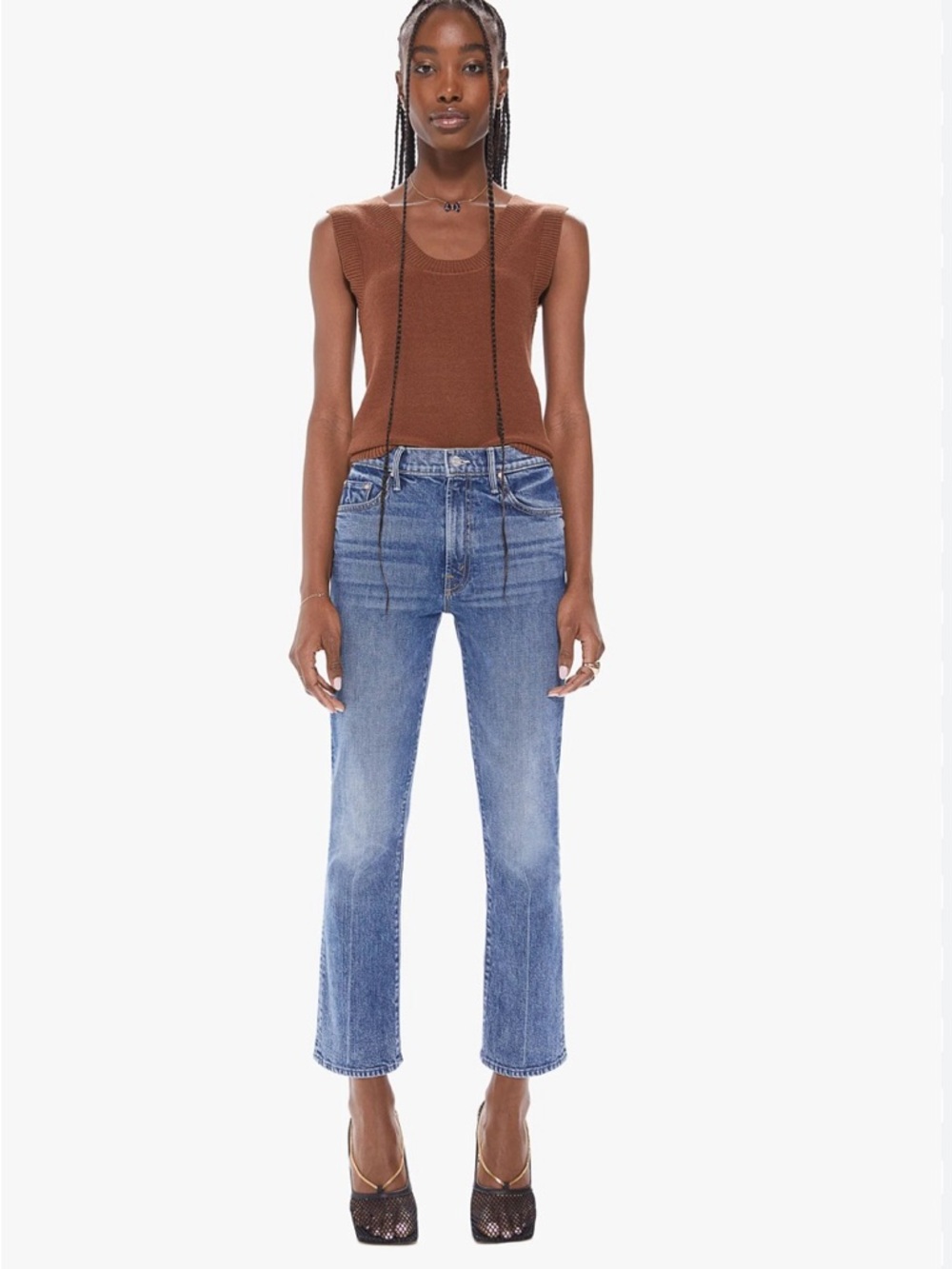 Mother Insider Ankle Jeans Size 28 Destination Unknown